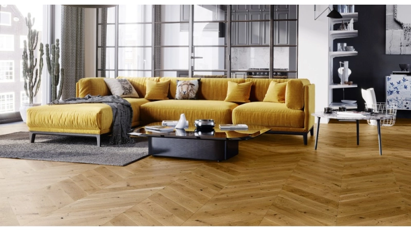 Podłogi w jodełkę - najlepszy trend w wykończeniu wnętr