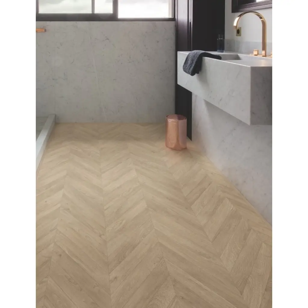 Panele Podłogowe Dąb Chevron Ciemnoszary IPA4164 AC4 8 mm, Panele podłogowe, Impressive Patterns, Quick-Step Unilin