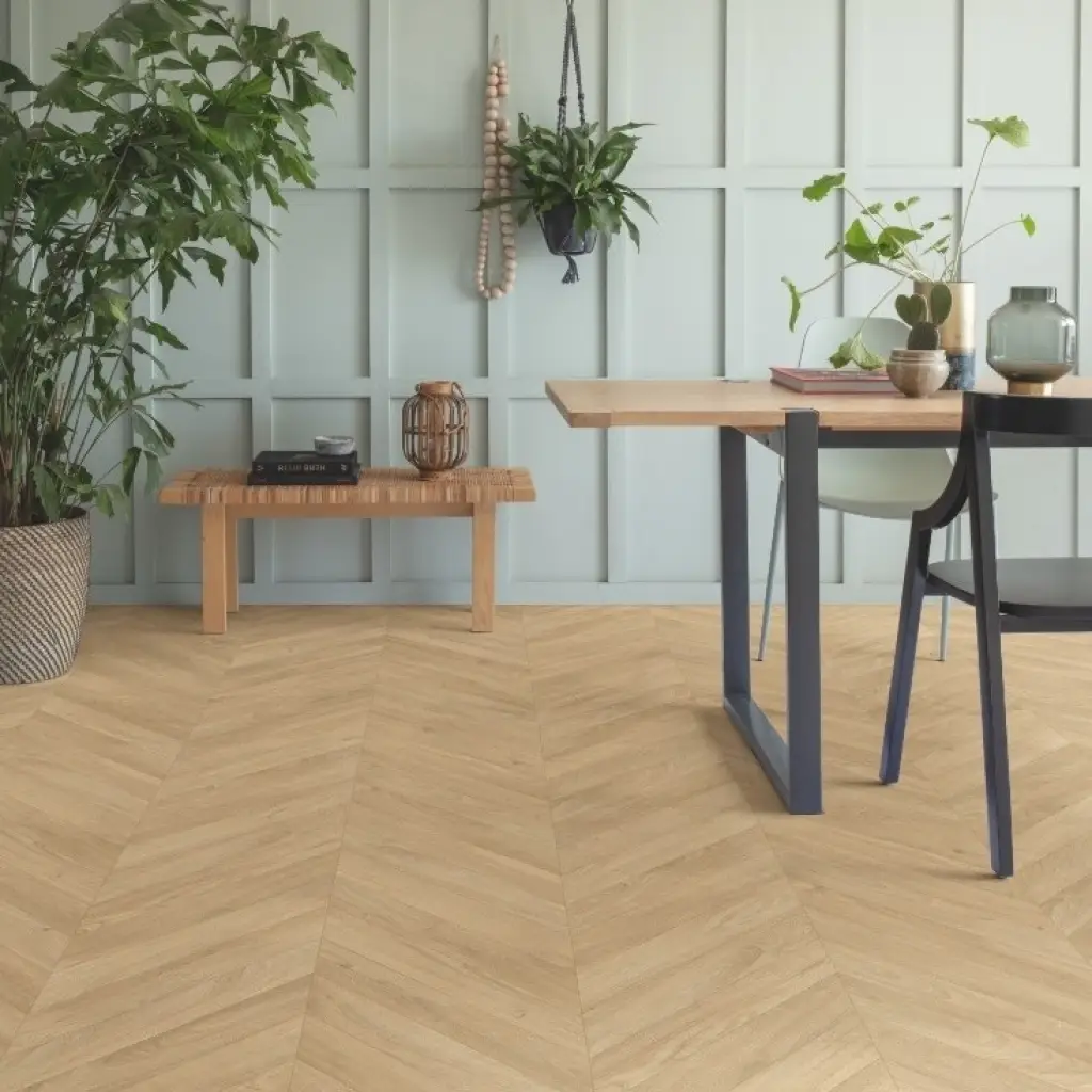 Panele Podłogowe Dąb Chevron Medium IPA4160 AC4 8 mm, Panele podłogowe, Impressive Patterns, Quick-Step Unilin