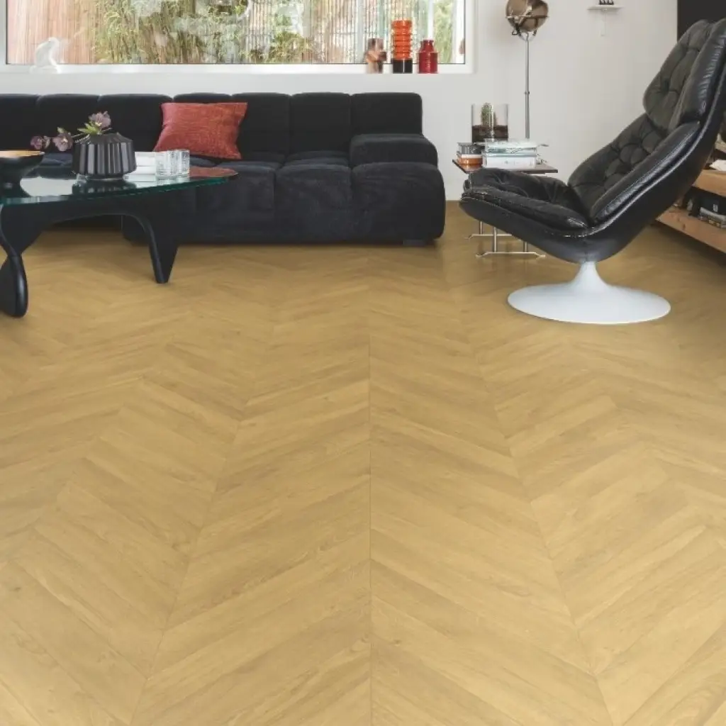Panele Podłogowe Dąb Chevron Natural IPA4161 AC4 8 mm, Panele podłogowe, Impressive Patterns, Quick-Step Unilin