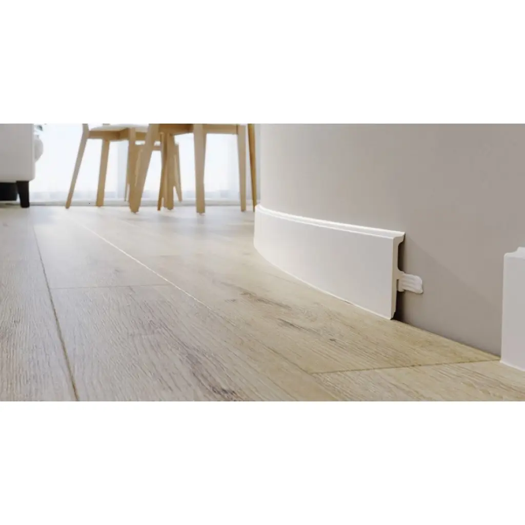 Listwa Vigo Biały 01, Listwy przypodłogowe, Vigo 80, Arbiton