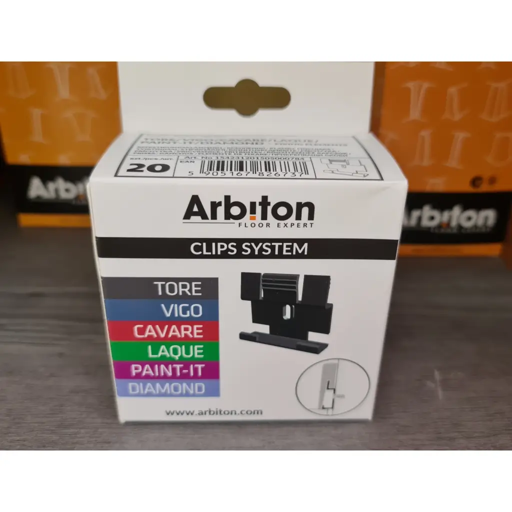 Klamra mocująca do listew Vigo, 5905167826737, Listwy przypodłogowe, Vigo 60, Arbiton